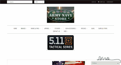 Desktop Screenshot of hbarmynavystore.com